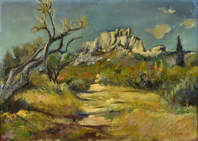 "Paysage de la sainte Victoire"