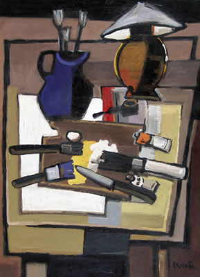 "MESA DE TRABAJO" by Carlos Uriarte - Auction record, sale price, and art valuation. Compare with similar artists and explore comparable artworks.