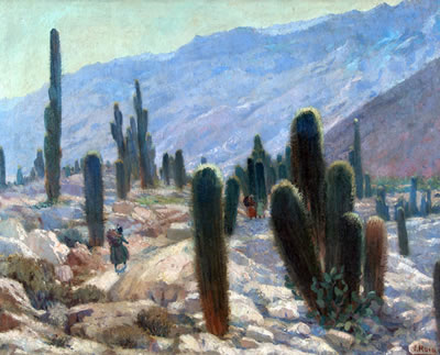 "EL PUCARA - CONTRALUZ" by Jose Roig - Auction record, sale price, and art valuation. Compare with similar artists and explore comparable artworks.