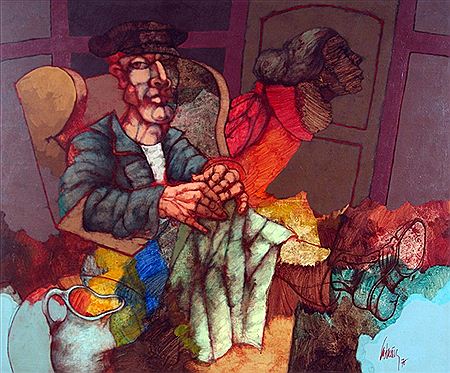 Sample artwork by Jorge Mario Luduena Pepa (1927 - 2000), known for painting - View similar artists and auction records