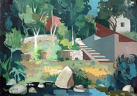 CASAS EN EL RIO by Rodrigo Bonome - Auction record, sale price, and art valuation. Compare with similar artists and explore comparable artworks.