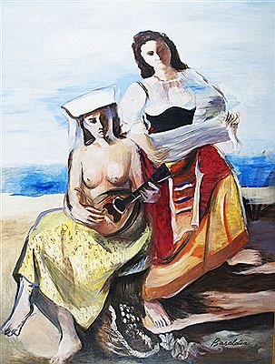 "ALDEANAS ITALIANAS" by Hector Basaldua - Auction record, sale price, and art valuation. Compare with similar artists and explore comparable artworks.