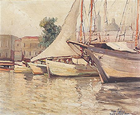 VUELTA DE ROCHA - BOCA by Cesar Pugliese - Auction record, sale price, and art valuation. Compare with similar artists and explore comparable artworks.