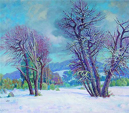 TARDE DE JUNIO, PAISAJE NEVADO by Americo Panozzi - Auction record, sale price, and art valuation. Compare with similar artists and explore comparable artworks.