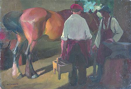 HERREROS by Aurelio Canessa - Auction record, sale price, and art valuation. Compare with similar artists and explore comparable artworks.