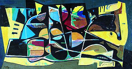 COMPOSICION by Ernesto Mariano Scotti - Auction record, sale price, and art valuation. Compare with similar artists and explore comparable artworks.