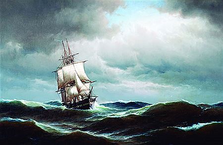 FRAGATA EN ALTA MAR