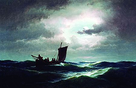 BARCA EN LA NOCHE