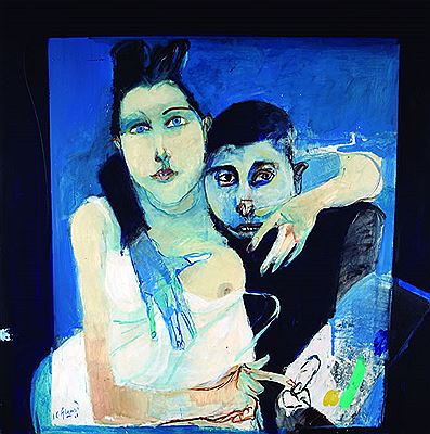 EL PINTOR Y LA MODELO by Carlos Alonso - Auction record, sale price, and art valuation. Compare with similar artists and explore comparable artworks.