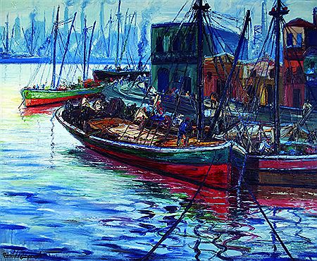 Sample artwork by Oswaldo Imperiale (1913 - 1977), known for paintings - View similar artists and auction records