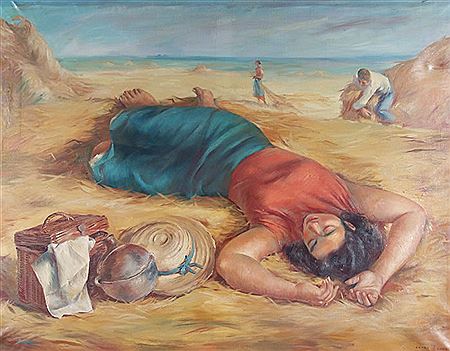 Sample artwork by Cesar Fernandez Navarro (1909 - 1992), known for painting - View similar artists and auction records