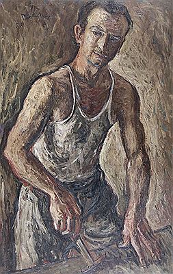 EL PINTOR by Alberto Bruzzone - Auction record, sale price, and art valuation. Compare with similar artists and explore comparable artworks.