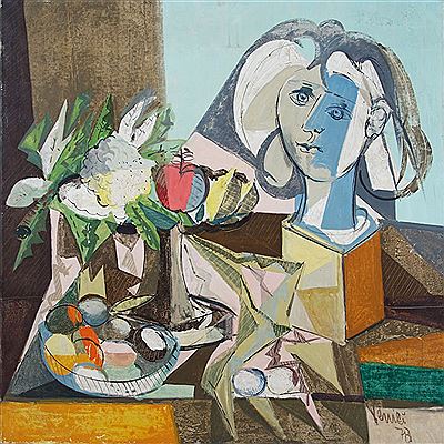 Sample artwork by Bruno Venier (1914 - 1996), known for painting - View similar artists and auction records