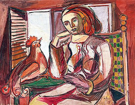 "PERSONAJE CON GALLO"