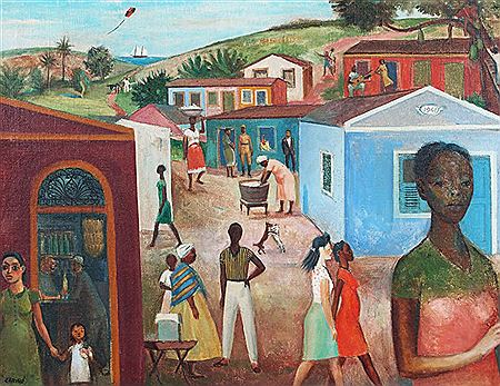 Sample artwork by Hector Julio Bernabo Carybe (1911 - 1997), known for painting - View similar artists and auction records