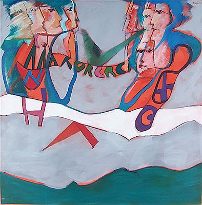 Sample artwork by Miguel Davila (1926 - 2009), known for painting - View similar artists and auction records