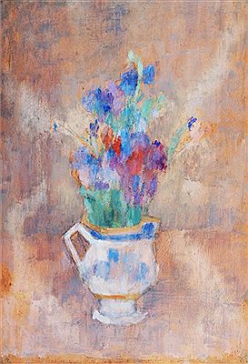 "BUCARO CON FLORES" by Miguel Diomede - Auction record, sale price, and art valuation. Compare with similar artists and explore comparable artworks.