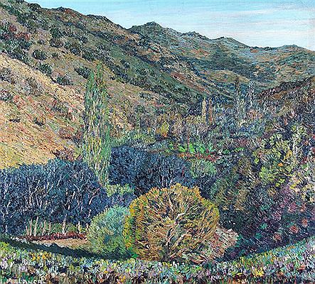 Sample artwork by Jose Malanca (1897 - 1967), known for landscape paintings, influenced by giovanni segantini. - View similar artists and auction records
