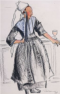 Sample artwork by Renee Bernard (1906 - 2004), known for painting - View similar artists and auction records