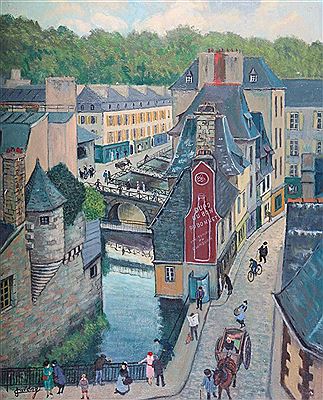 "Vue du Steir à Quimper" by Jean Caveng - Auction record, sale price, and art valuation. Compare with similar artists and explore comparable artworks.