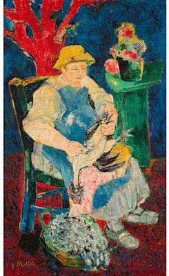 FEMME ASSISE