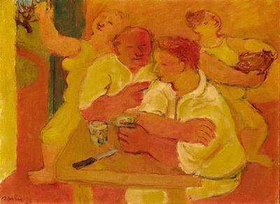 SCENE DE CAFE, 1968 by Maurice Louis Savin - Auction record, sale price, and art valuation. Compare with similar artists and explore comparable artworks.