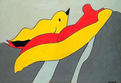 Sample artwork by Edgar Stoebel (1909 - 2001), known for painting in montmartre and montparnasse - View similar artists and auction records