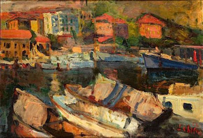 Sample artwork by Zygmunt Schreter (1896 - 1977), known for portrait, land-and seascape painting, genre - View similar artists and auction records