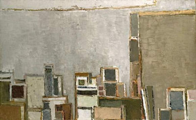 Sample artwork by Sergio Federico de Castro (1922 - 2012), known for geometric abstract painting, stained glass design, teaching, murals - View similar artists and auction records