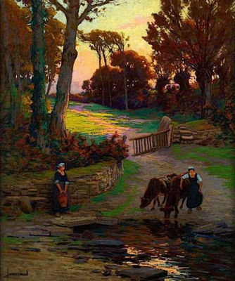 Paysage breton by Mathurin Janssaud - Auction record, sale price, and art valuation. Compare with similar artists and explore comparable artworks.
