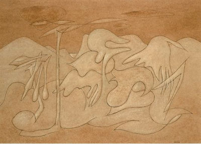 COMPOSITION SURREALISTE by Henri Nouveau - Auction record, sale price, and art valuation. Compare with similar artists and explore comparable artworks.