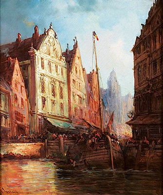 BATEAU A QUAI by Paul Denarie - Auction record, sale price, and art valuation. Compare with similar artists and explore comparable artworks.