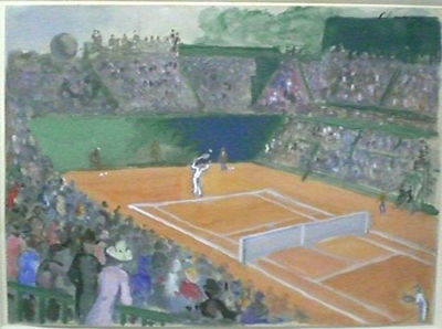 LA PARTIE DE TENNIS, 1930