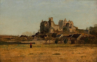 VUE DU CHATEAU DE PIERREFONDS