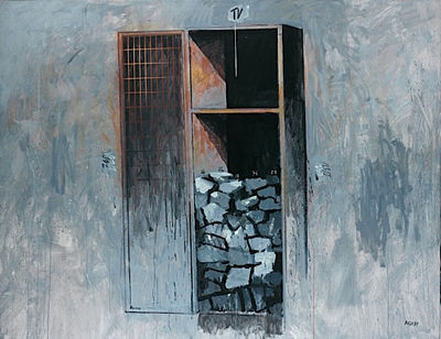 STUDIO PER LA STANZA DEI SASSI by Fabrizio Plessi - Auction record, sale price, and art valuation. Compare with similar artists and explore comparable artworks.