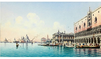 VUE DU BASSIN DE SAINT MARC, VENISE