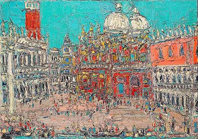 Sample artwork by Andre Cottavoz (1922 - 2012), known for impressionist painting, drawing, installation, prints - View similar artists and auction records