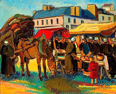 MARCHE A AUDIERNE, 1928