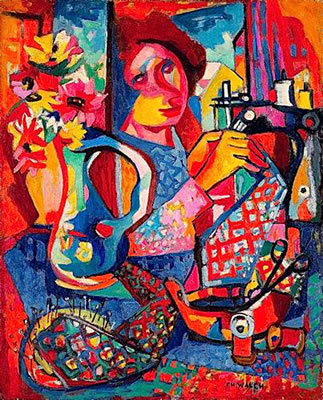 Sample artwork by Charles Walch (1896 - 1948), known for fauve, high color floral, genre and still life painting, pancil drawing - View similar artists and auction records