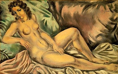 FEMME NUE ALLONGEE