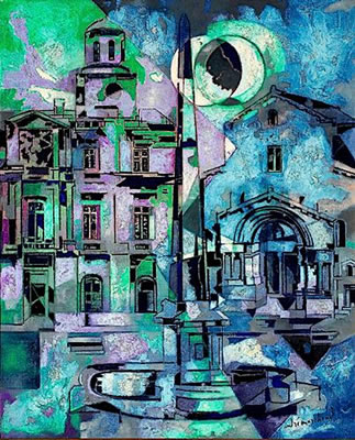 LA LUNE DANS LA VILLE (ARLES)