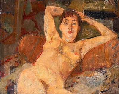 FEMME NUE EN BUSTE, CIRCA 1930
