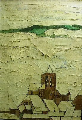PAYSAGE ENNEIGE, CIRCA 1960