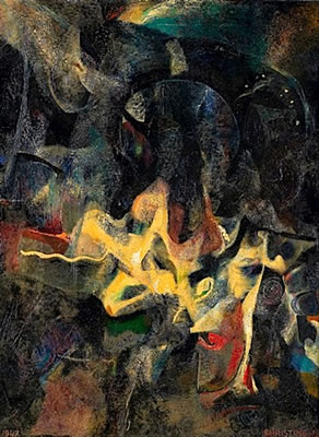 Sample artwork by Christine (Annie Christine) Boumeester (1904 - 1971), known for abstract paintings - View similar artists and auction records