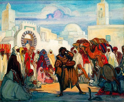 LE CHARMEUR DE SERPENT by Jeanne Thil - Auction record, sale price, and art valuation. Compare with similar artists and explore comparable artworks.