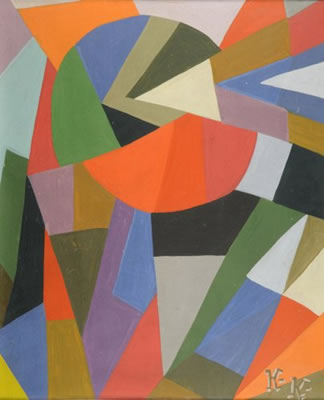 COMPOSITION ABSTRAITE by Jeanne Kosnik-Kloss - Auction record, sale price, and art valuation. Compare with similar artists and explore comparable artworks.