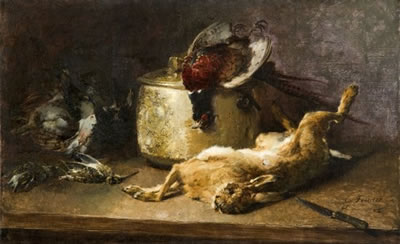 Nature morte au lièvre, faisan et bécasse by Guillaume Romain Fouace - Auction record, sale price, and art valuation. Compare with similar artists and explore comparable artworks.