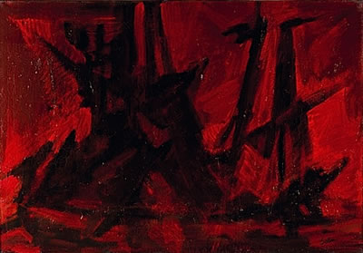 COMPOSITION ROUGE by Turan Selim - Auction record, sale price, and art valuation. Compare with similar artists and explore comparable artworks.