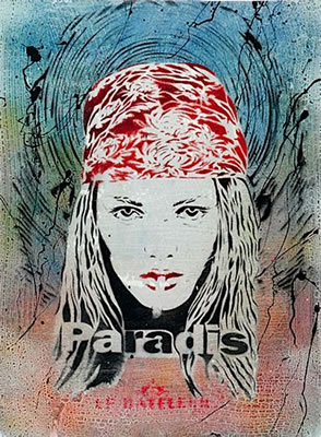 Sample artwork by Le Bateleur (1961 - 1996), known for street art painting - View similar artists and auction records
