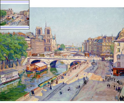 PARIS, LE QUAI DES GRANDS AUGUSTINS, APRES-MIDI DE JUIN